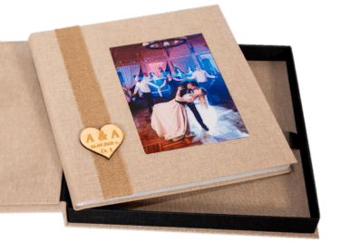 Fotoalbum fotograf ślub vintage