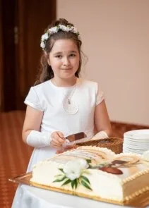sesja komunijna w plenerze